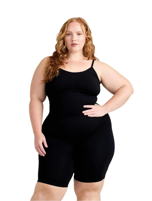 Sculpting Strapless Shapewear Bodysuit - BLACK